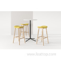 Common Beverage Shop Music Wooden Bar Stool